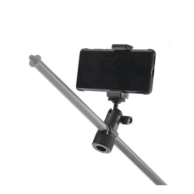 Kit Pedestal Microfone Aweda + Suporte para celular AMS-3111B+SMARTPHONEHOLDER