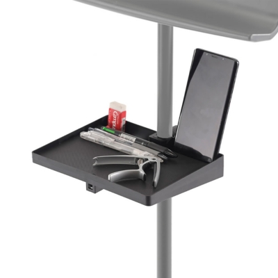 Kit Pedestal Microfone + Bandeja multi-uso Aweda AMS-4122TB+TRAY